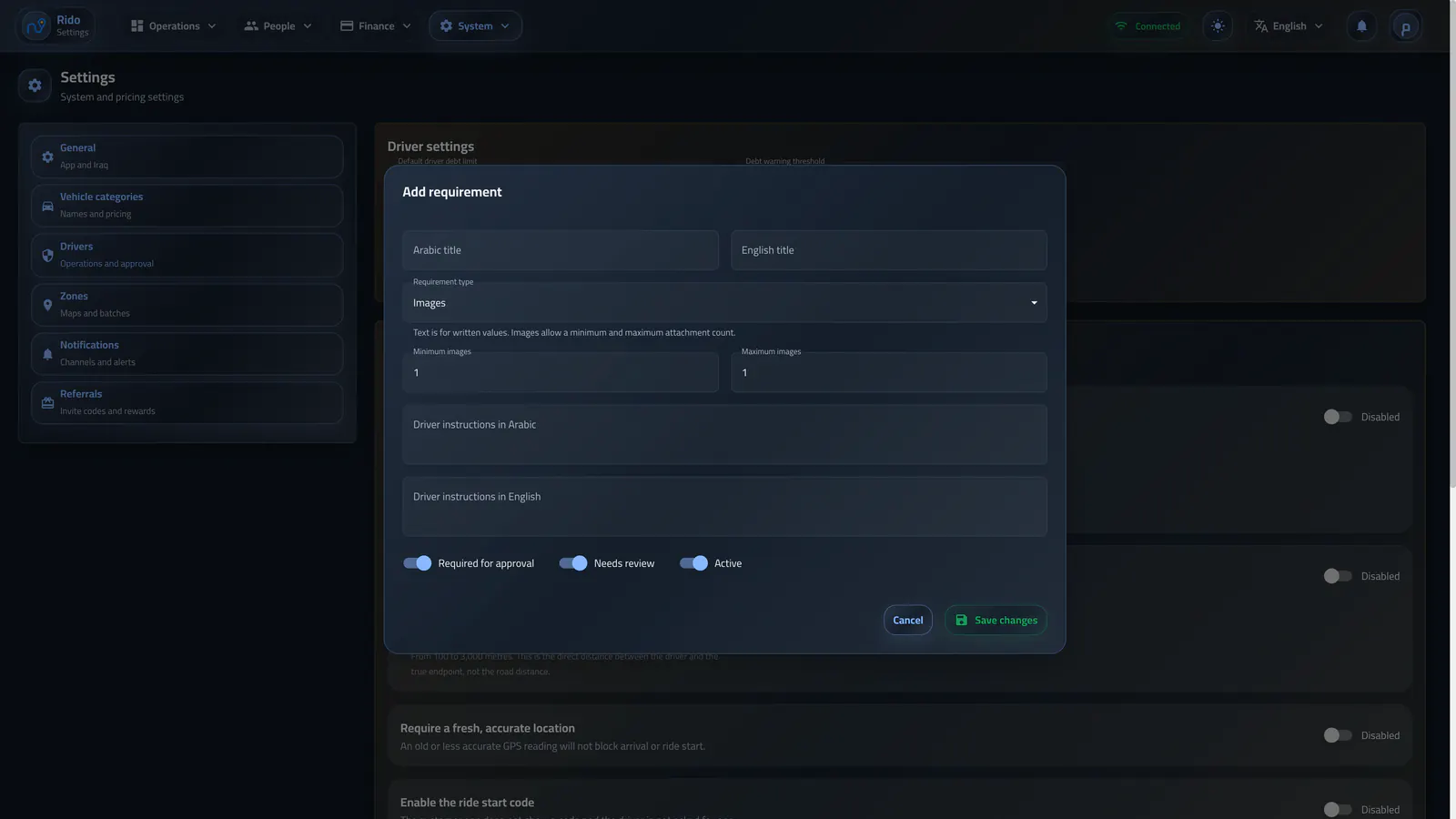 Add an image approval requirement